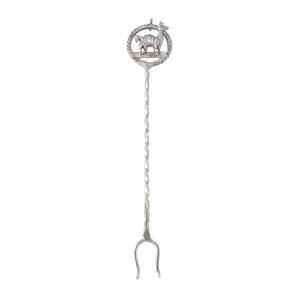 Estate Sterling Silver 925 Animal Alpaca Party Hors d'Oeuvres Fork